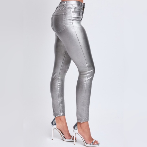 Metallic High Rise Skinny - Picture 3 of 4